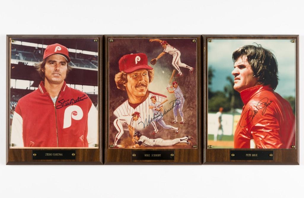 3 Autographed Pictures Incl Steve Carlton (1 of 7)