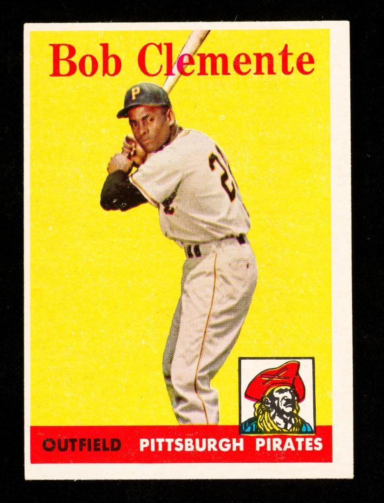 1958 Topps Roberto Clemente Card #52 (1 of 2)