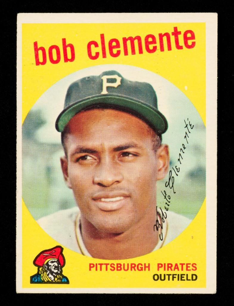1959 Topps Roberto Clemente Card #478 (1 of 2)