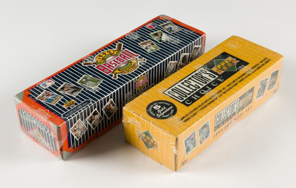 2 Baseball Factory Sets Incl 1992 Upper Deck (1 of 5)