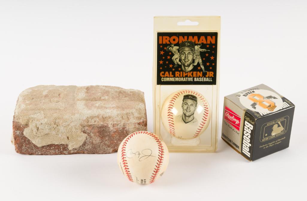 2 Ironman Cal Ripken Commemorative Baseballs (1 of 5)