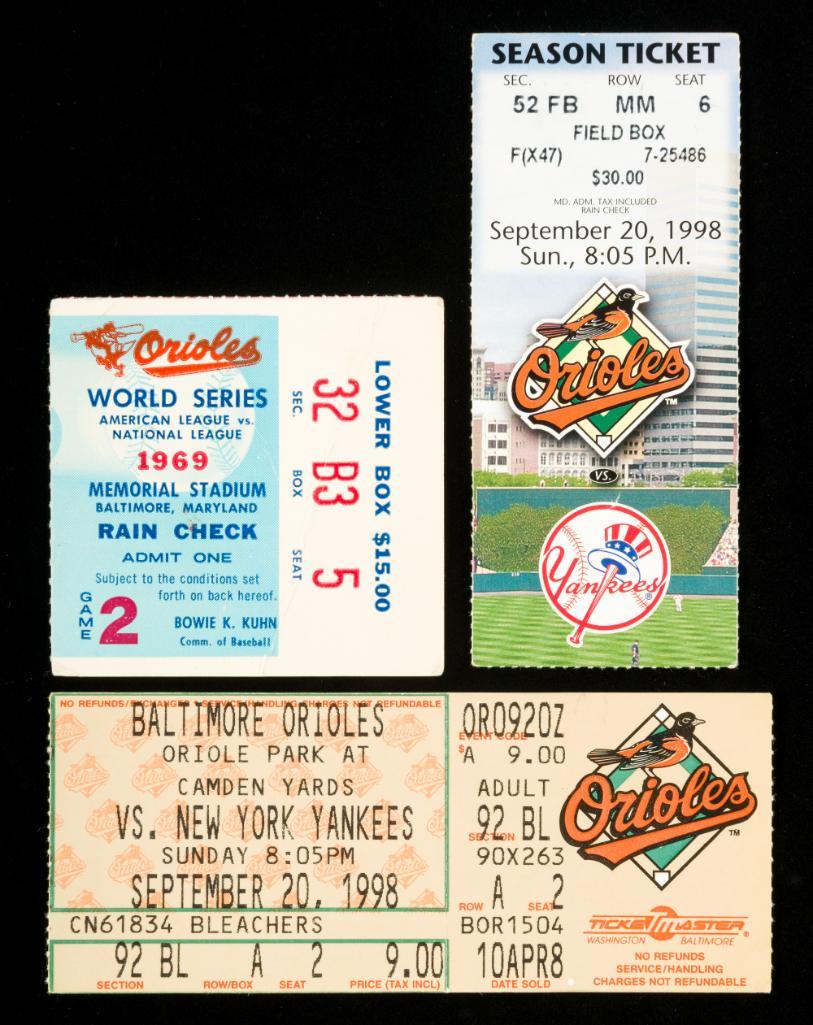 1969 World Series Ticket Stub (1 of 2)