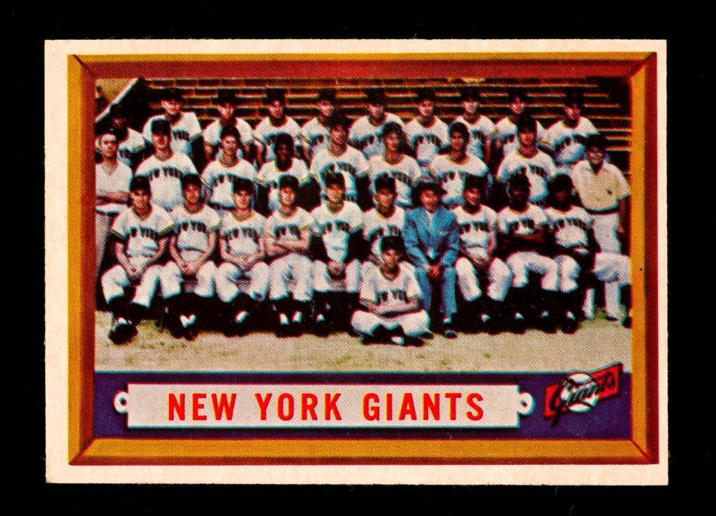 1957 Topps NY Giants Team Card #317 (1 of 2)