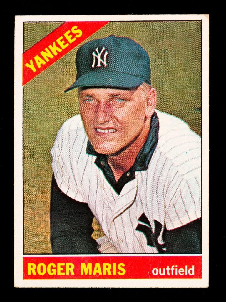 1966 Topps Roger Maris Baseball Card #365: CONDITION: Excellent. KE.IMPORTANT: Before bidding, please read the terms and conditions. When you registered for the auction you agreed to these terms and will be required to comply with them.