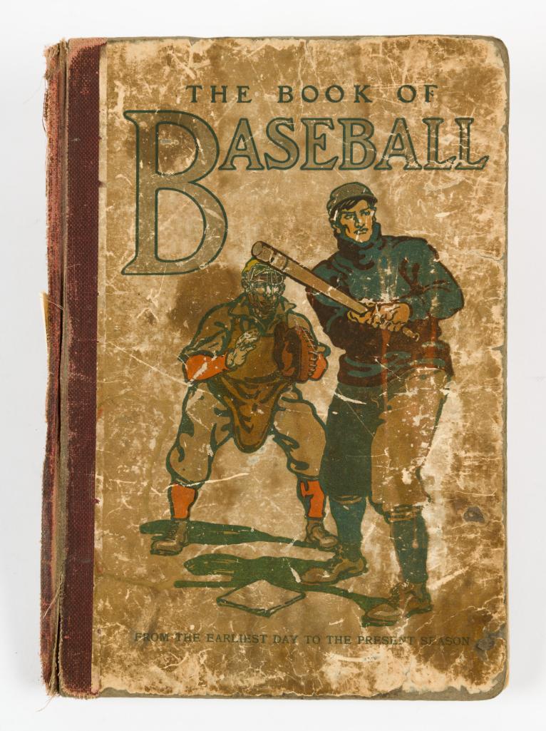 The Book of Baseball Edited by W. Patten & J. W. McSpadden: DESCRIPTION: The Book of Baseball: From the Earliest Day to the Present Season Edited by William Patten and J. Walker McSpadden. P.F. Collier & Son Publishers, New York, 1911. CONDITION: Lengthwise te