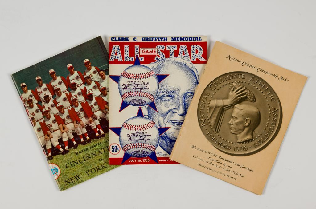 3 Vintage Sports Programs (1 of 7)