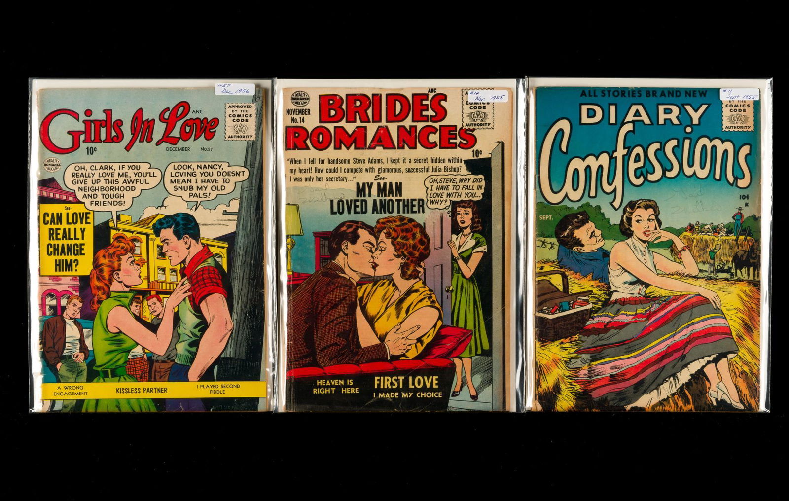 8 Romance Comics Incl Girls In Love #57 (1 of 2)