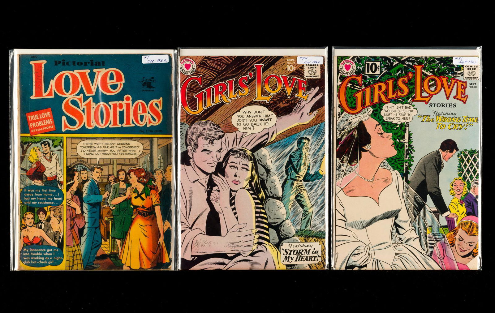 8 Romance Comics Incl Pictural Love Stories #1 (1 of 2)