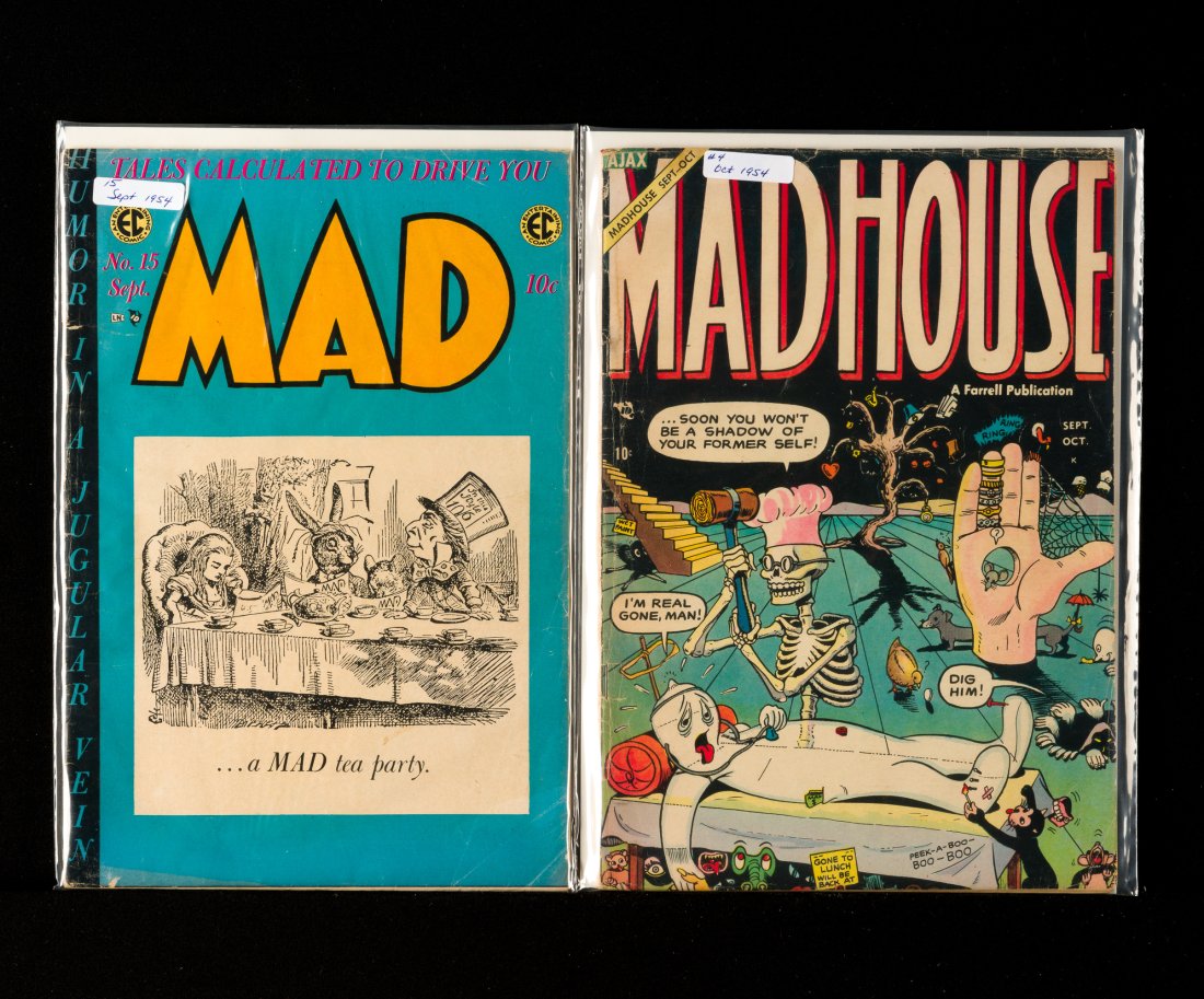 EC Comics Mad #15, 1954 & Ajax Comics Madhouse (1 of 2)