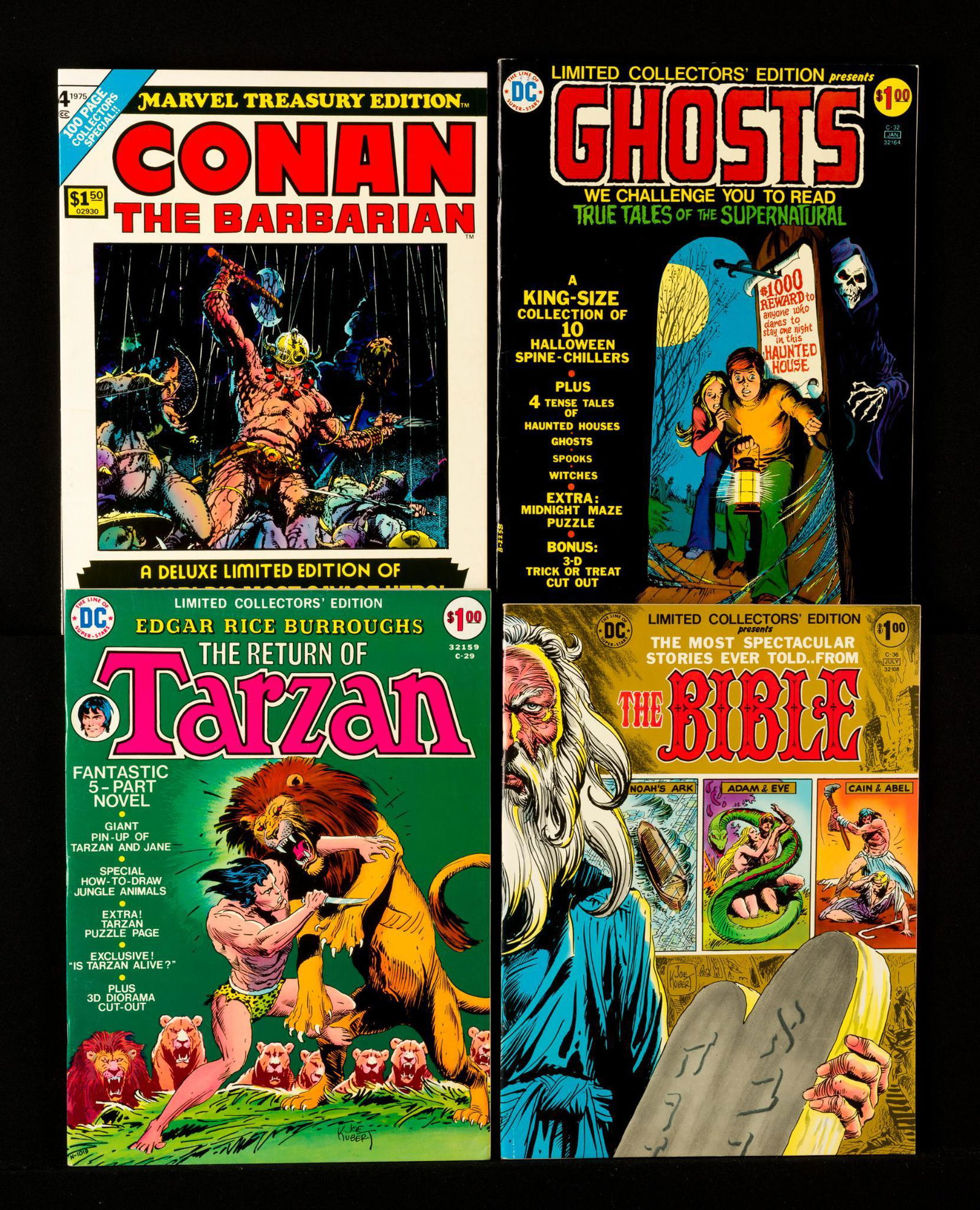 4 DC & Marvel Treasury Comics (1 of 1)