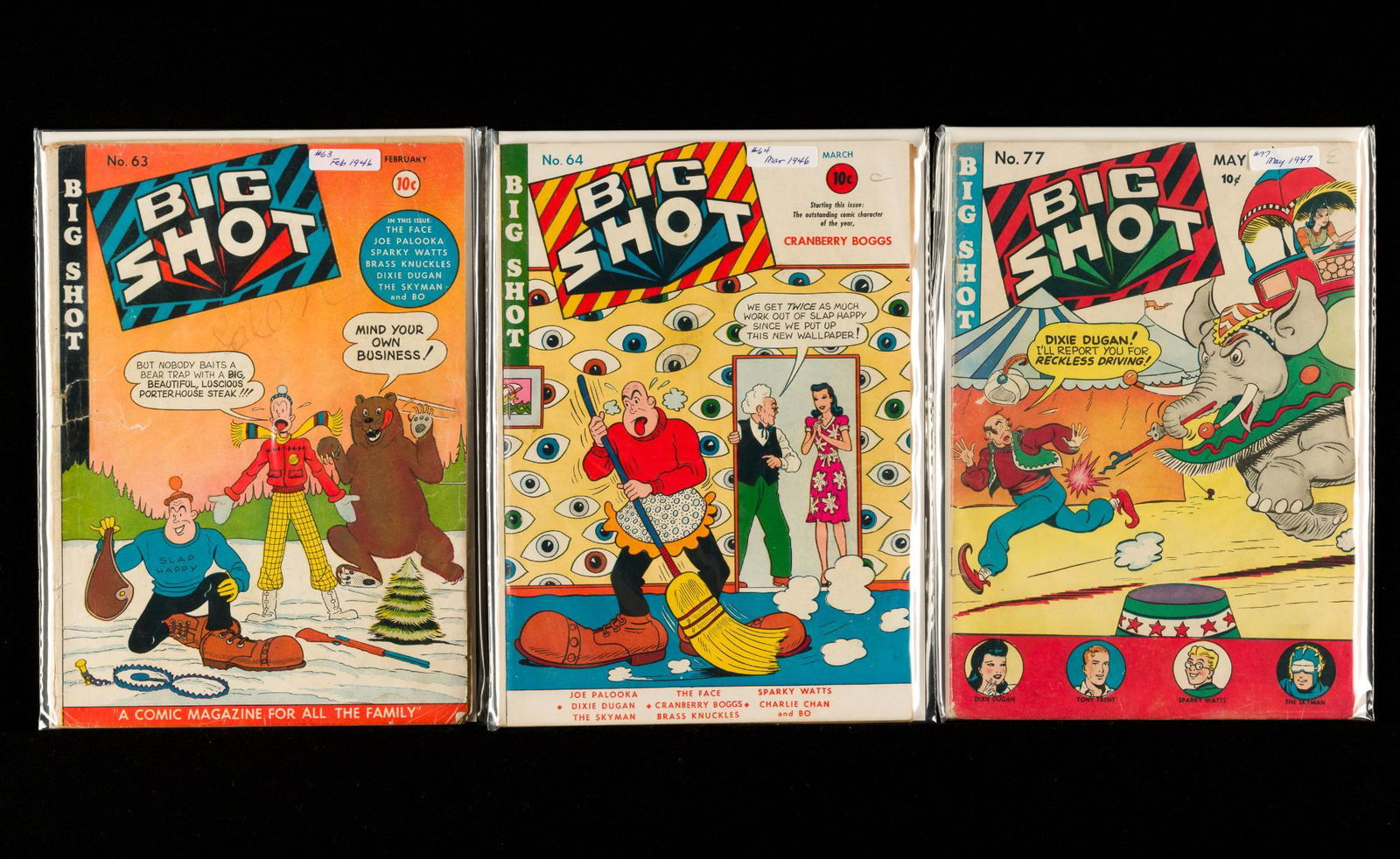 9 Pre-Code Comics Incl Big Shot, Mickey Finn, & Others (1 of 2)