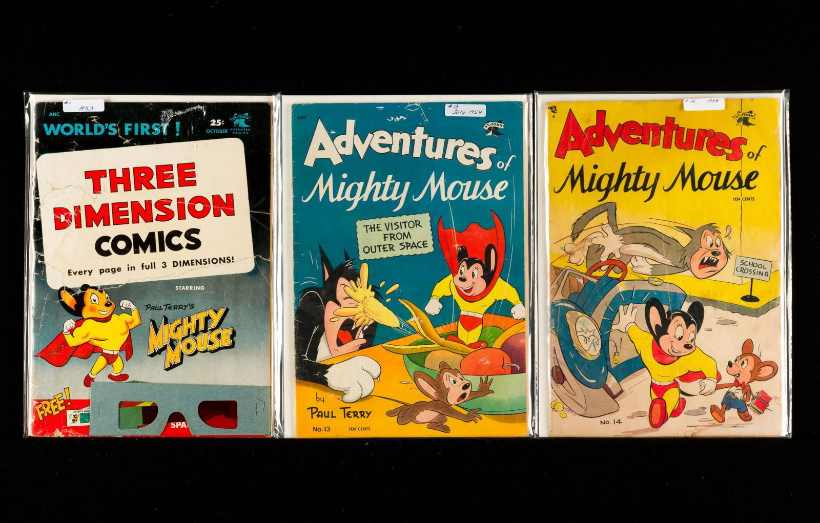 9 Adventures of Mighty Mouse Comics (1 of 3)