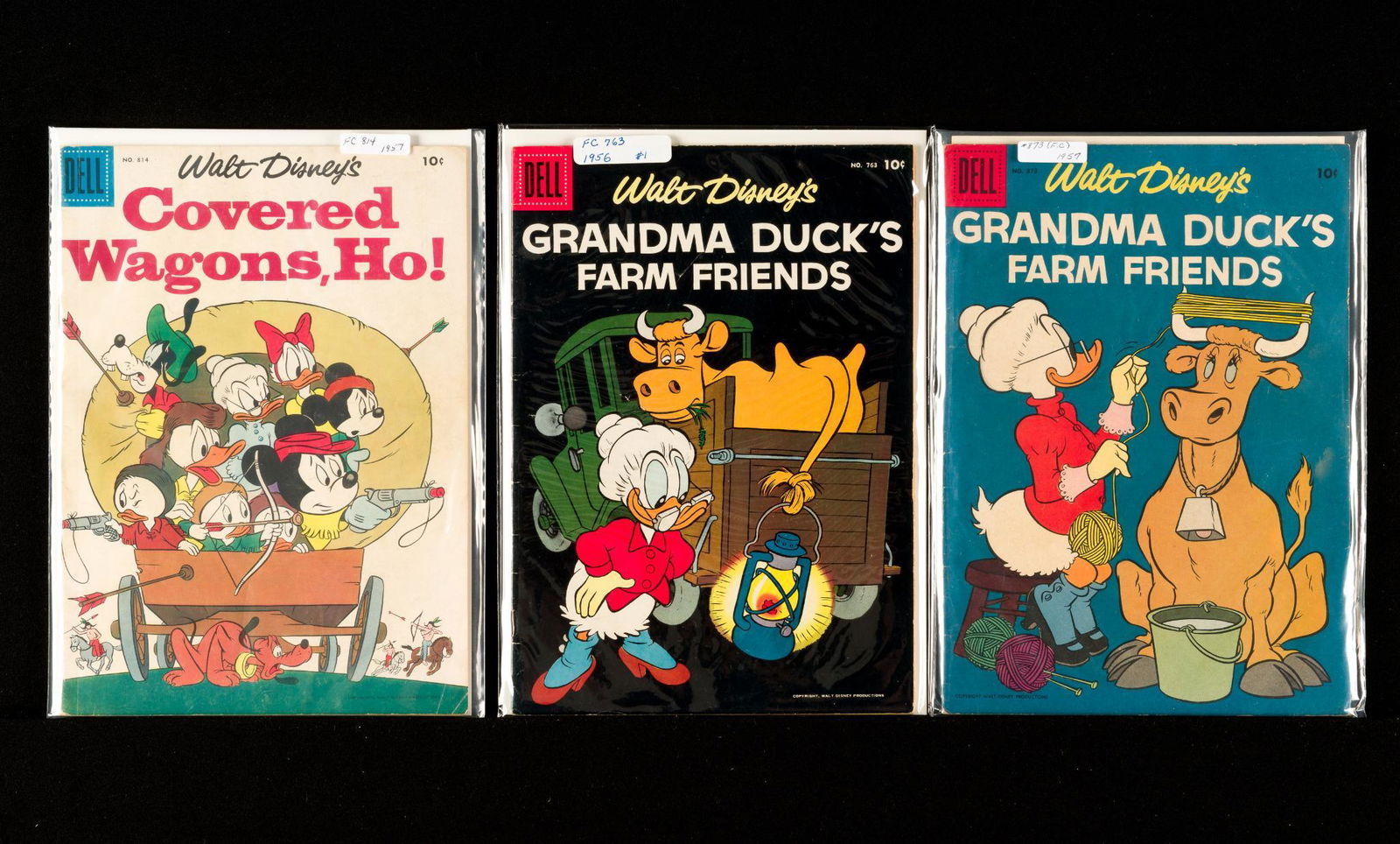 6 Walt Disney Dell Four Color Books (1 of 2)
