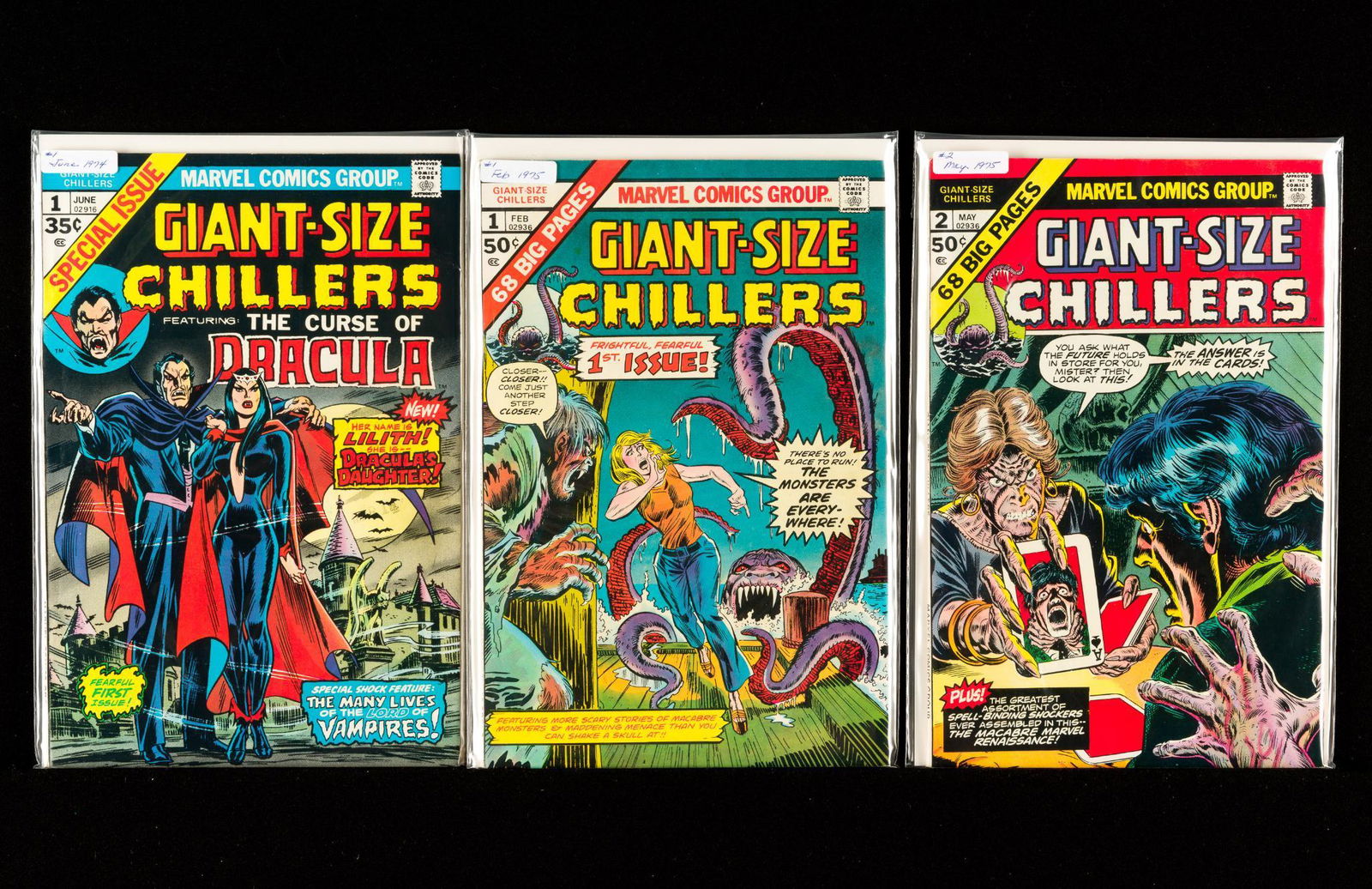 7 Marvel Giant-Size Comics (1 of 2)