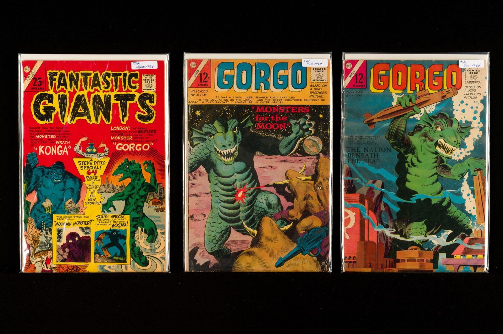 11 Silver Age Monster Comics Incl Kona & Others (1 of 4)