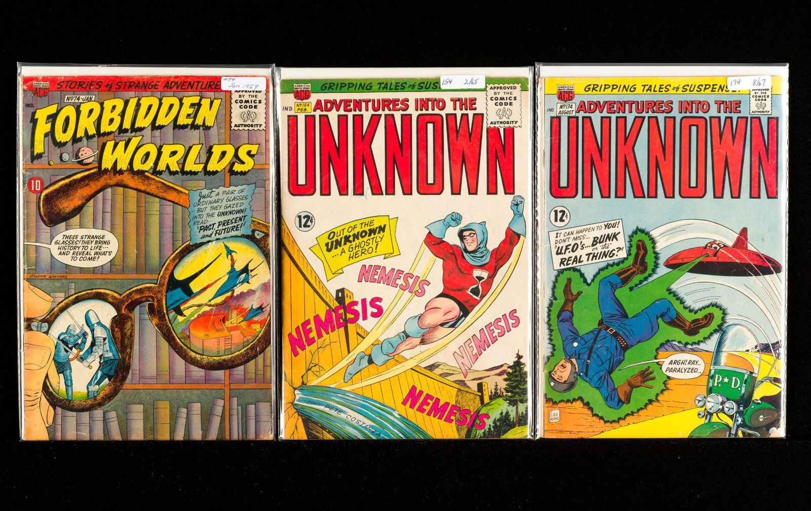 15 Adventures into the Unknown & Forbidden World's Comics (1 of 3)