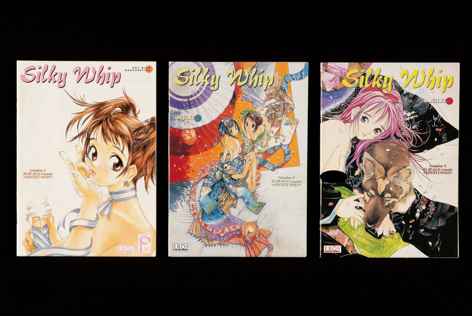 85 Adult Japanese Comics: Includes Silky Whip, The Sex-Philes, Were-Slut, Bondage Fairies, Cream and Sugar, and Femme Kabuki. Very fine or better. IMPORTANT: Before bidding, please read the terms and conditions. When you regis
