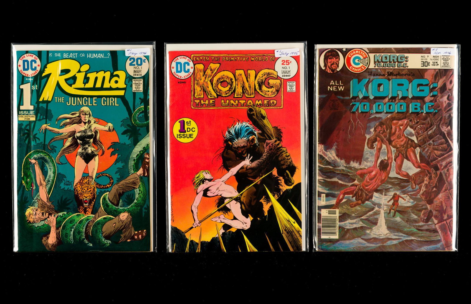 23 Jungle Comics Incl Kong, Naza, & Others: Includes Kong, Mighty Sampson, Naza, Rima the Jungle Girl, Sheena #9, Tor, Tragg, and more. Very good or better. IMPORTANT: Before bidding, please read the terms and conditions. When you registered fo