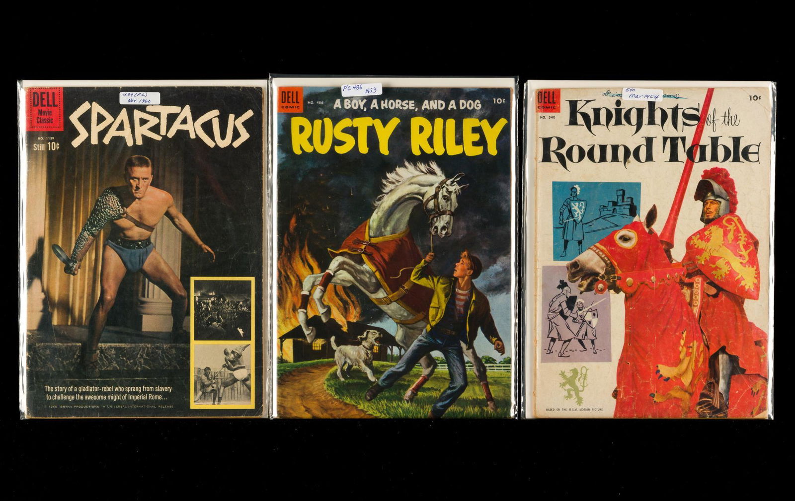 28 Dell Movie Comics Incl Tom Thumb, Spartacus, & Others (1 of 3)