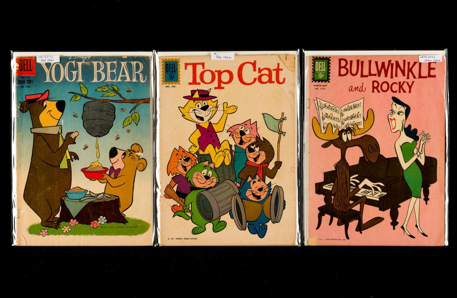 14 Dell Cartoon Comics Incl Yogi, Bullwinkle, & Others (1 of 5)