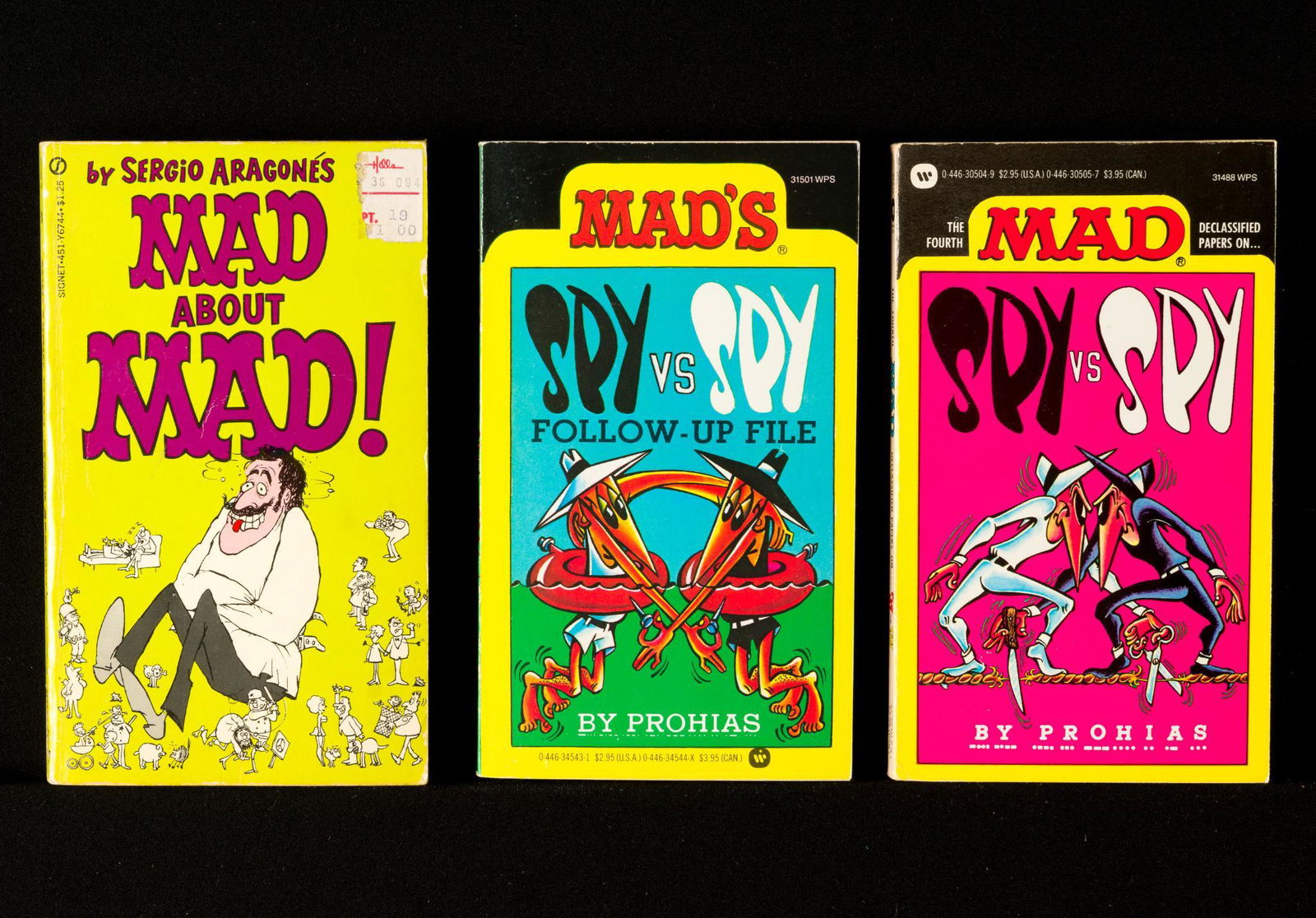 14 MAD & Spy Vs Spy Paperbacks (1 of 2)