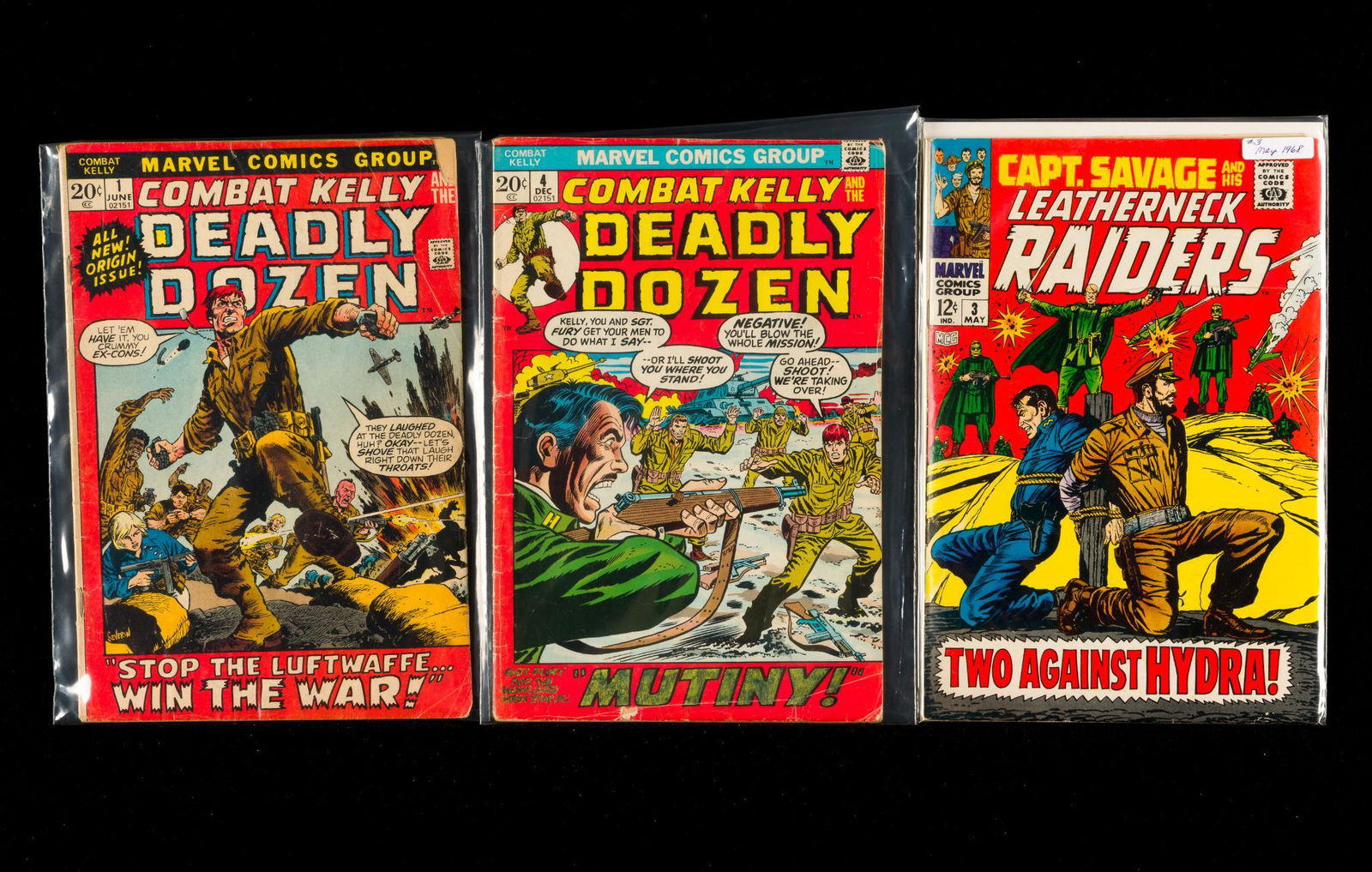 16 Bronze Age Marvel War Comics (1 of 2)