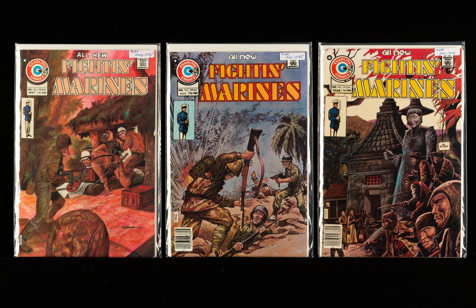 9 Charlton Marines Attack Comics (1 of 2)