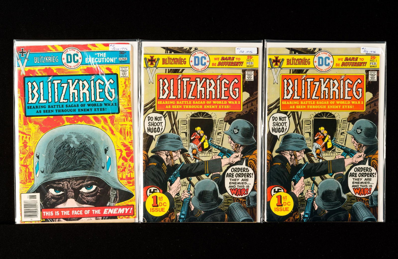 5 Gold and Bronze Age War Comics (1 of 3)