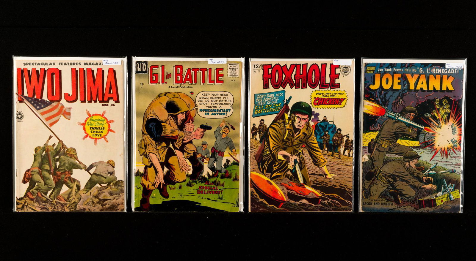 4 Golden Age War Comics (1 of 2)