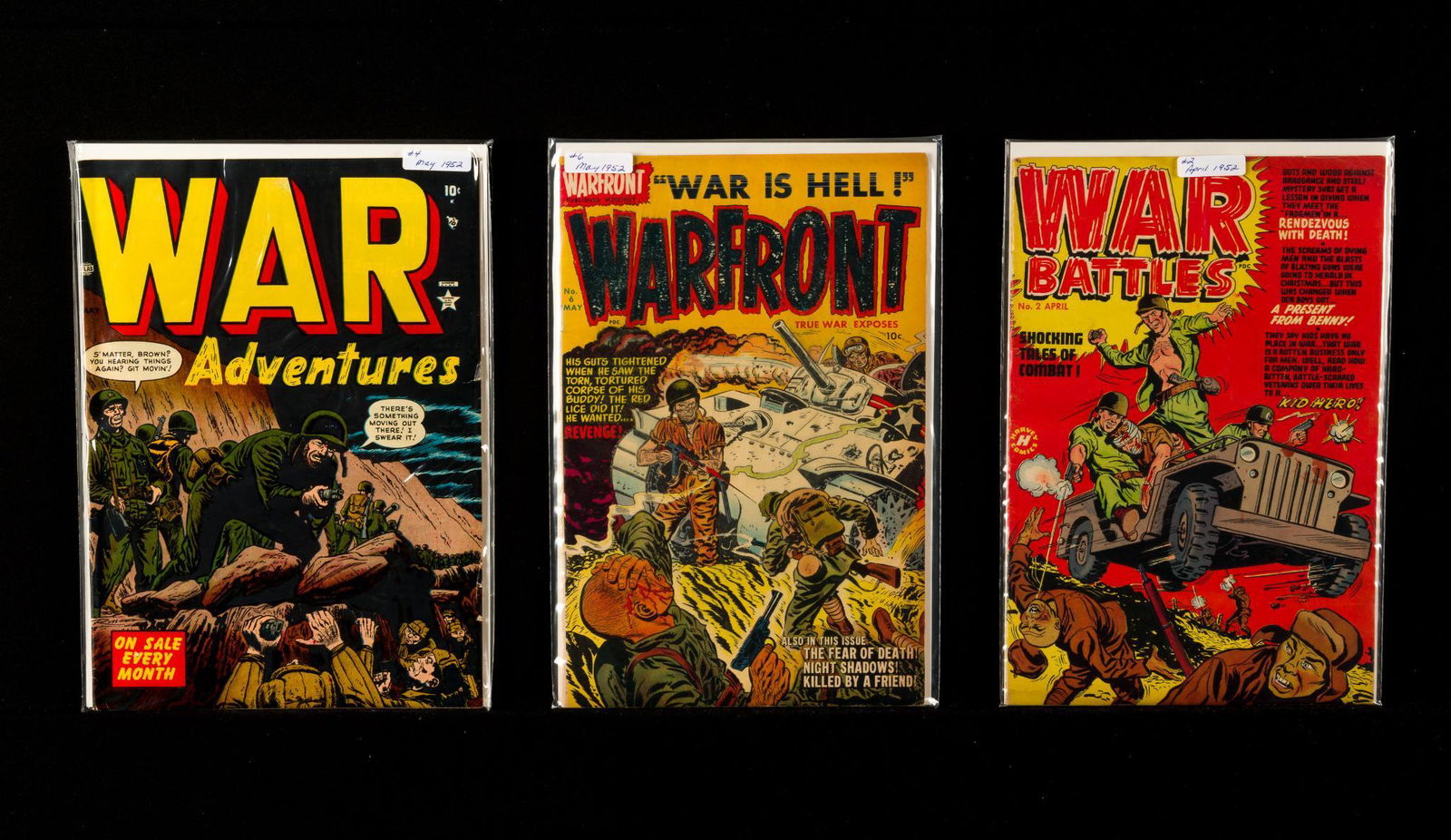 3 Golden Age War Comics (1 of 2)