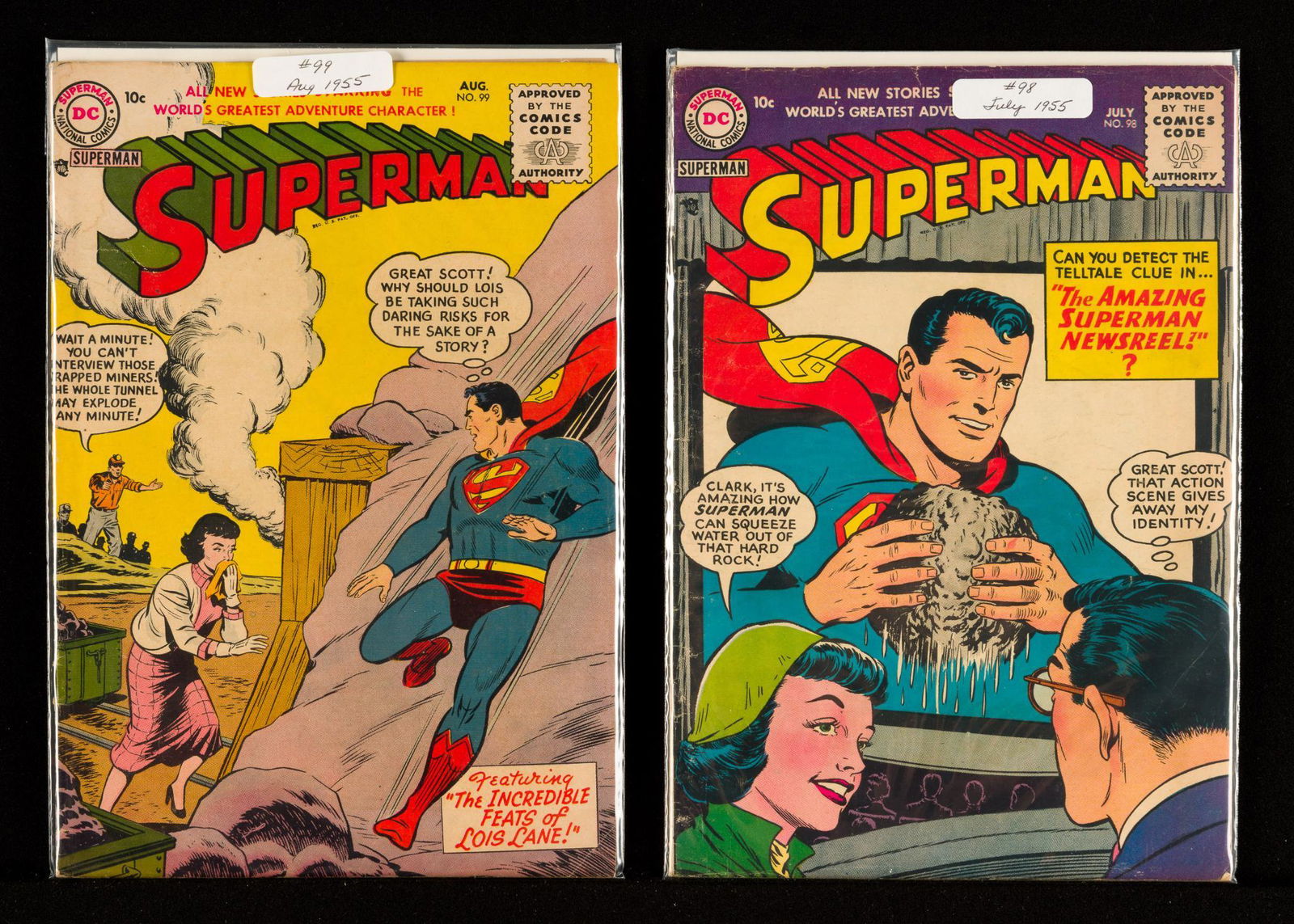 2 Golden Age Superman Comics (1 of 1)