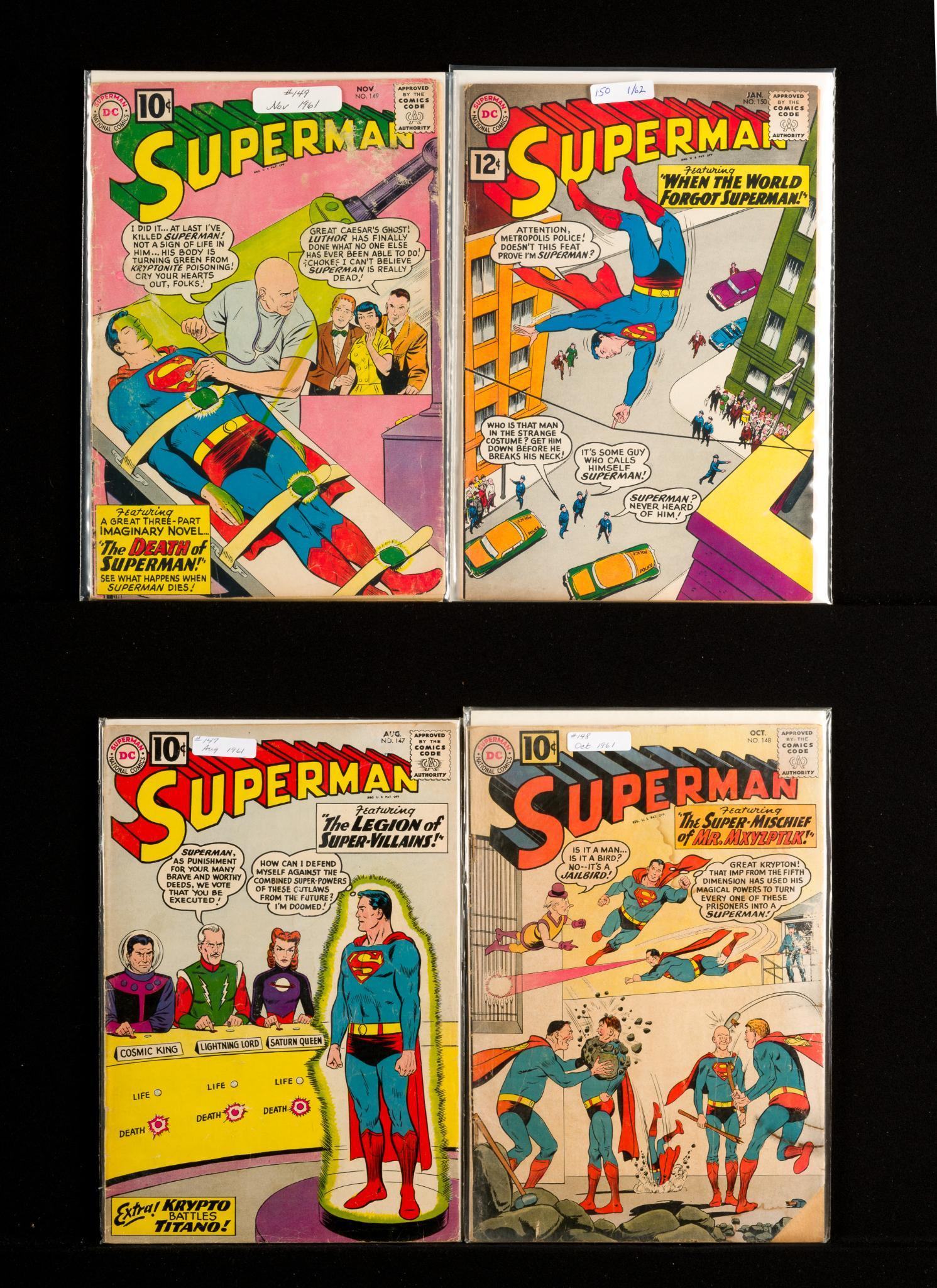 4 Silver Age Superman Comics (1 of 1)