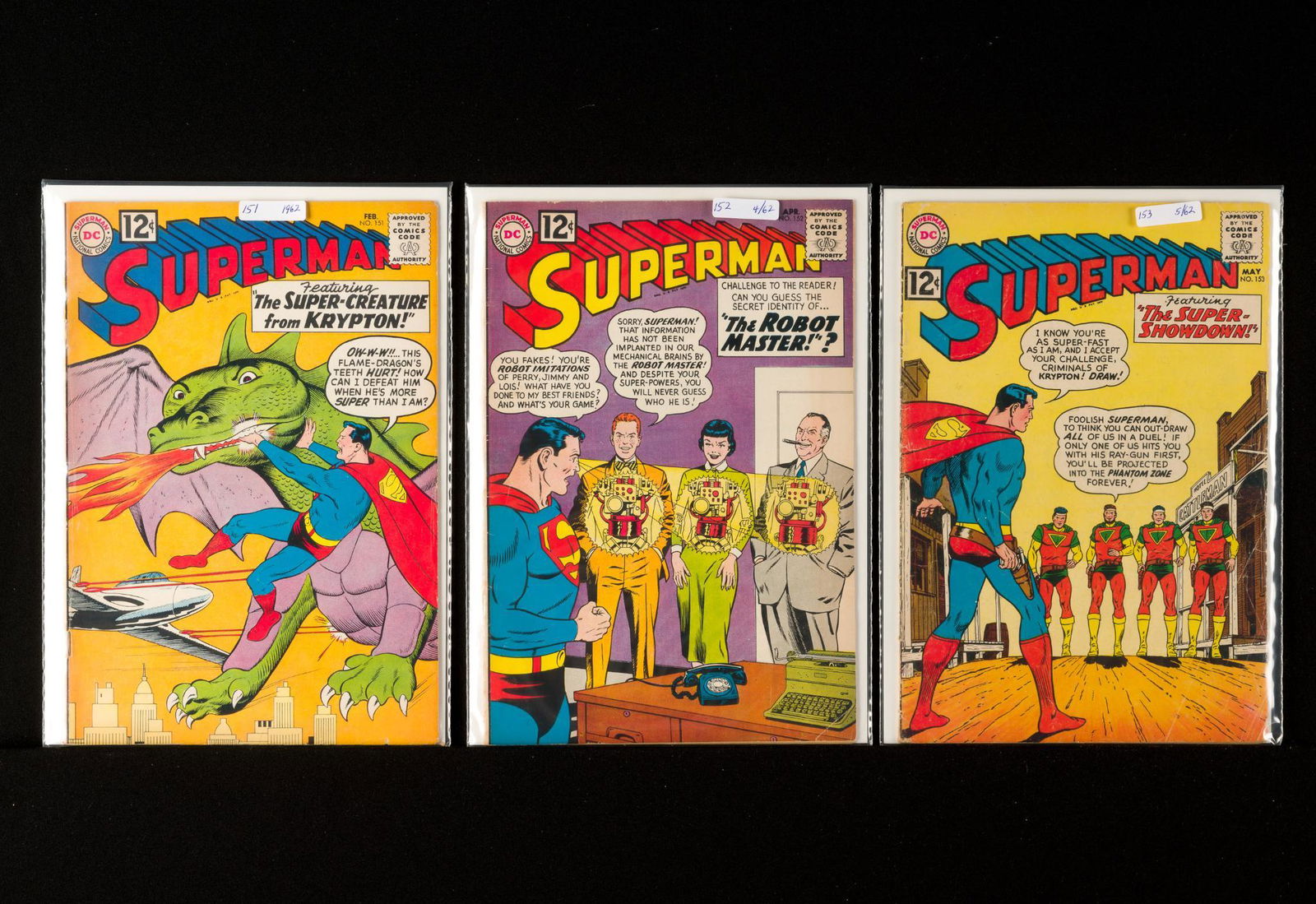 9 Silver Age Superman Comics (1 of 2)