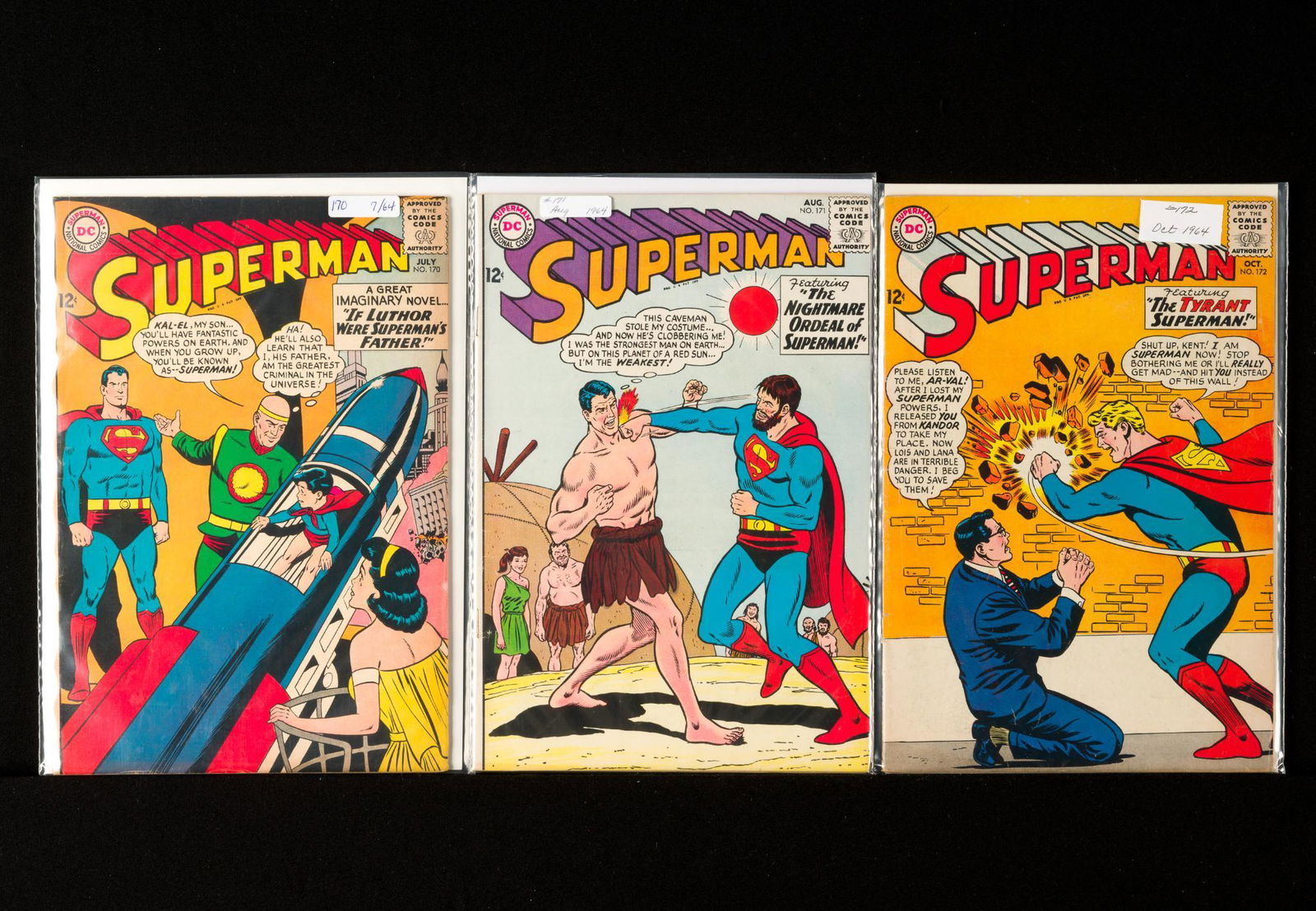 9 Silver Age Superman Comics (1 of 2)