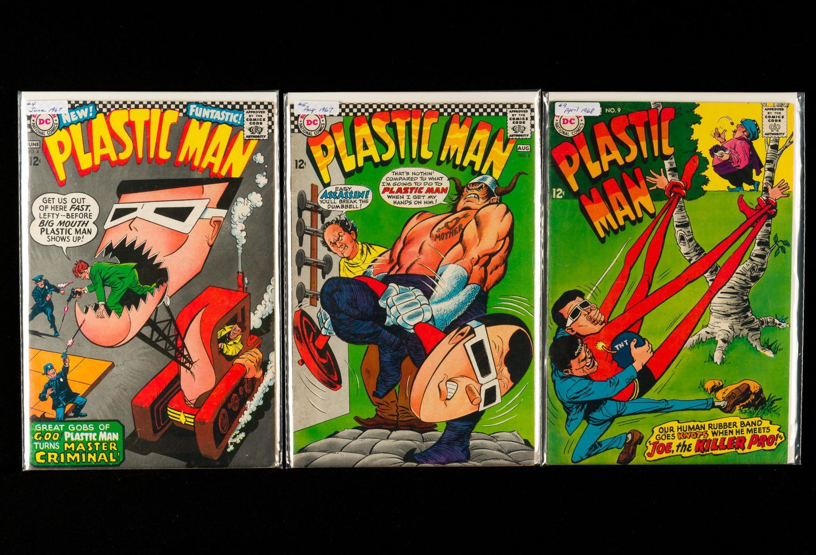 8 Plastic Man/The Atom Comics (1 of 2)
