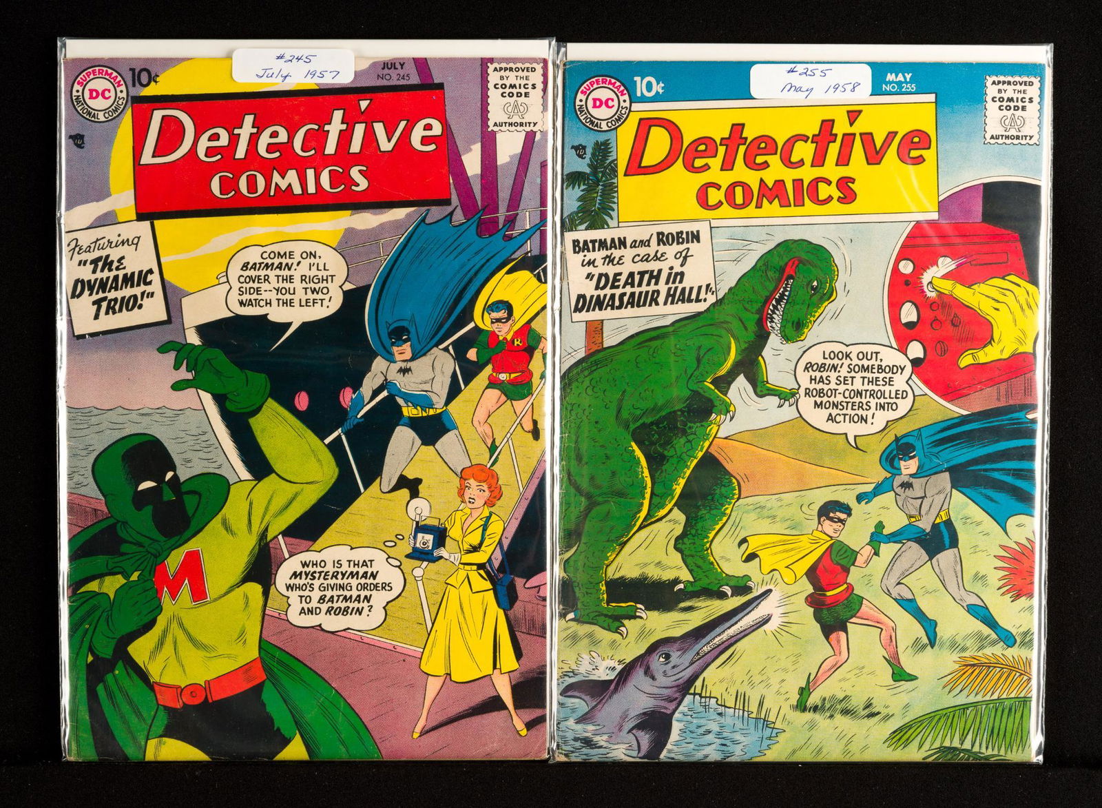 2 Detective Comics #245 and #255, 1957-1958 (1 of 1)