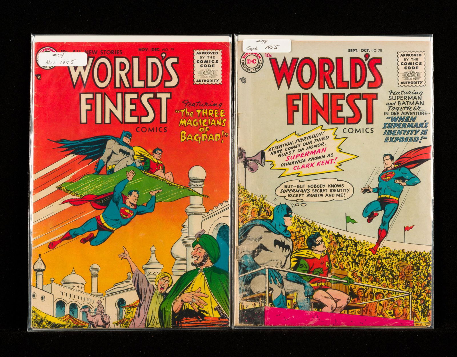 2 World's Finest #78 and #79, 1955 (1 of 1)