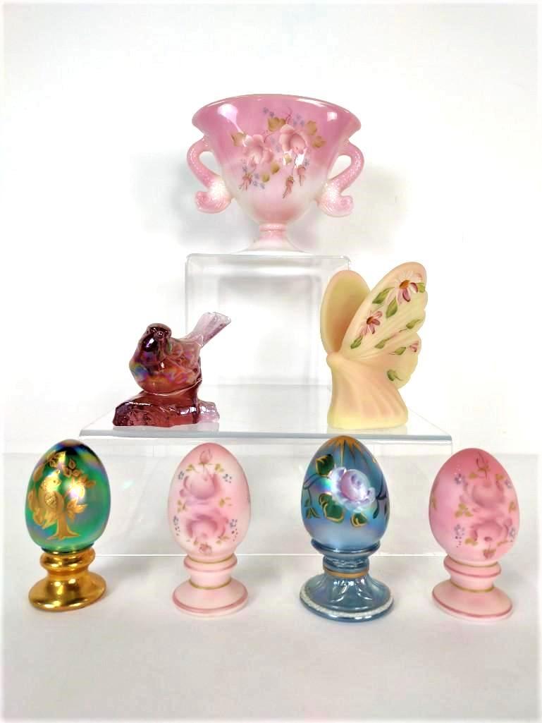 6 Pcs Fenton Incl Animal Figurines (1 of 3)