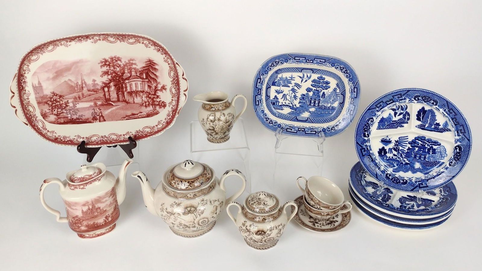 13 Pcs Transferware incl Madison Bay Company (1 of 6)