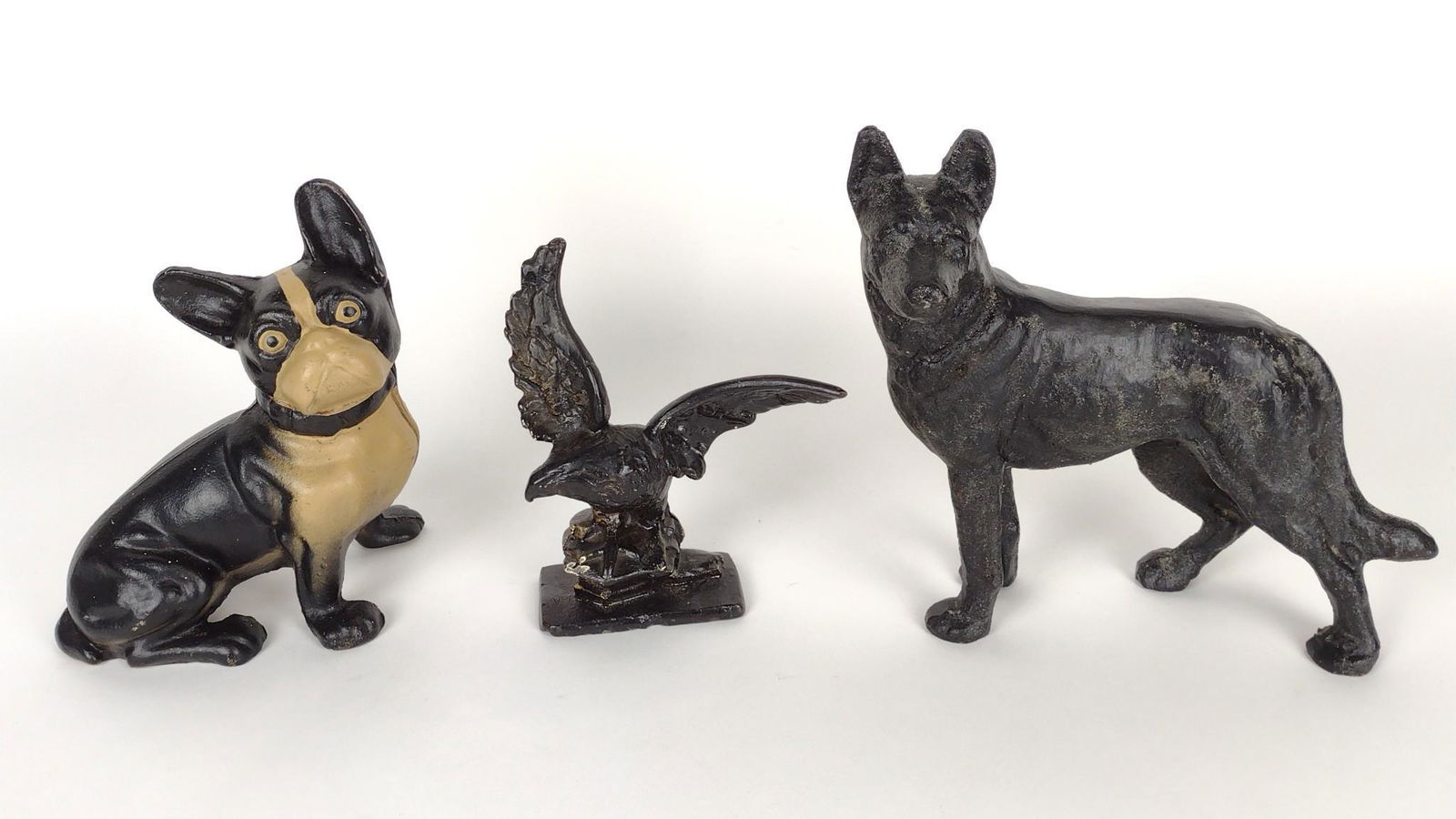 3 Cast Iron Animals incl Door Stops (1 of 7)