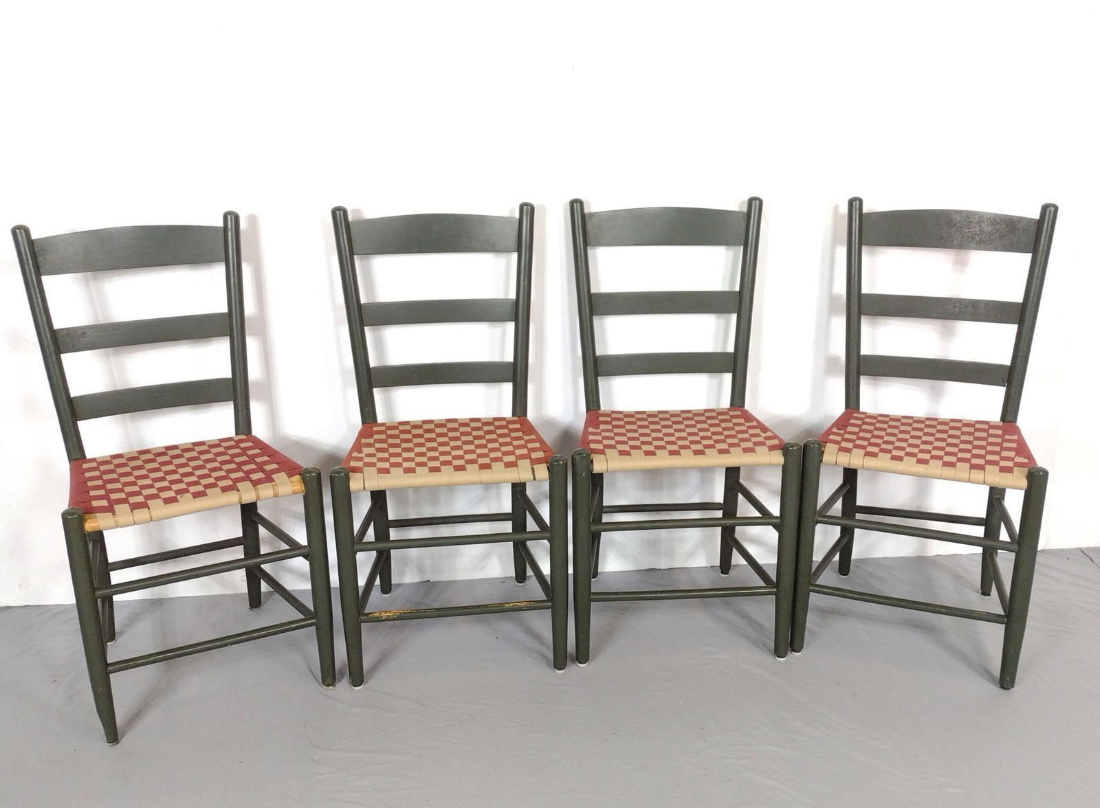 4 Ladder Back Chairs (1 of 5)