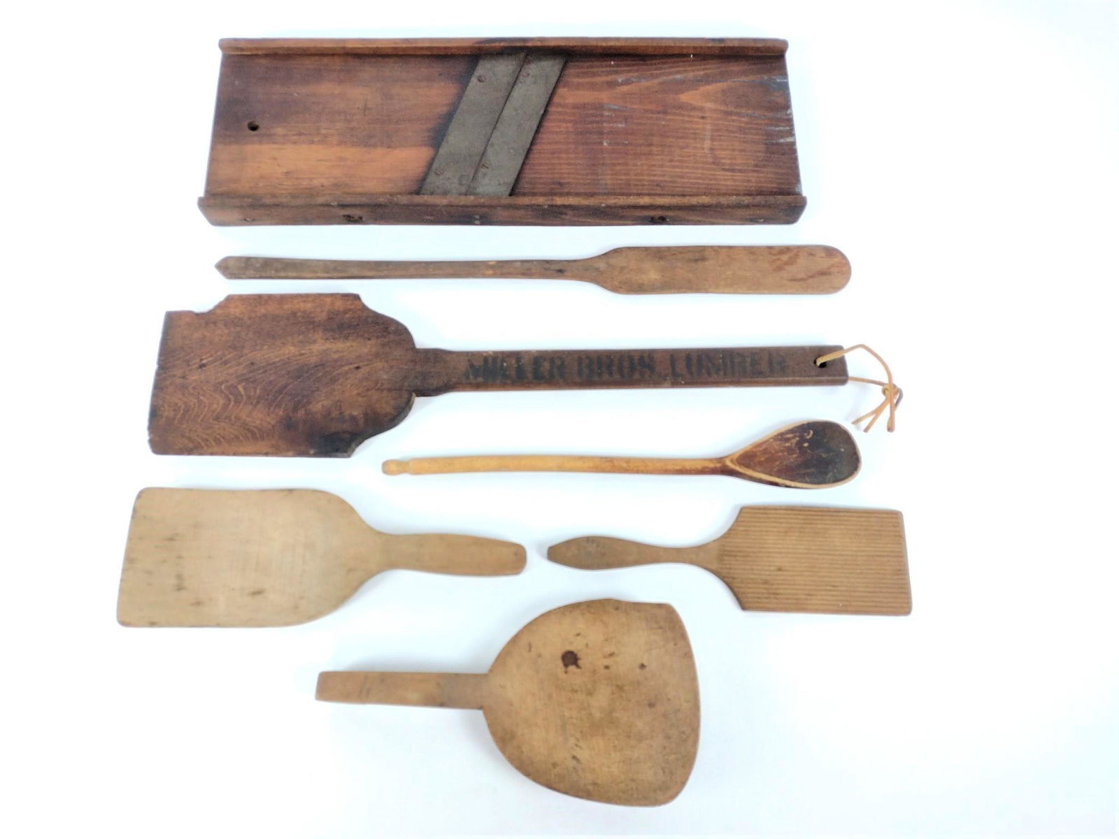 7 Pcs Wooden Kitchenalia (1 of 4)
