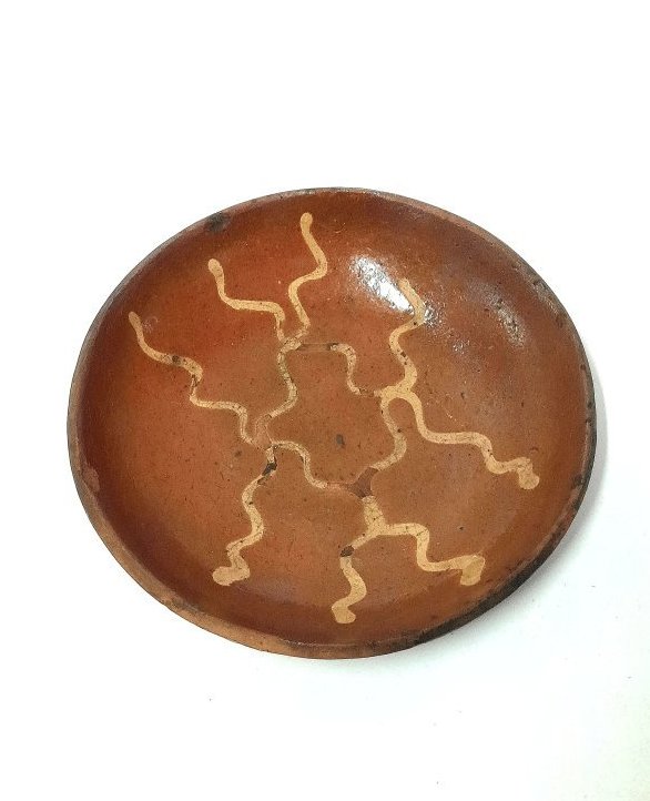 W. Smith Womelsdorf Redware Plate (1 of 5)