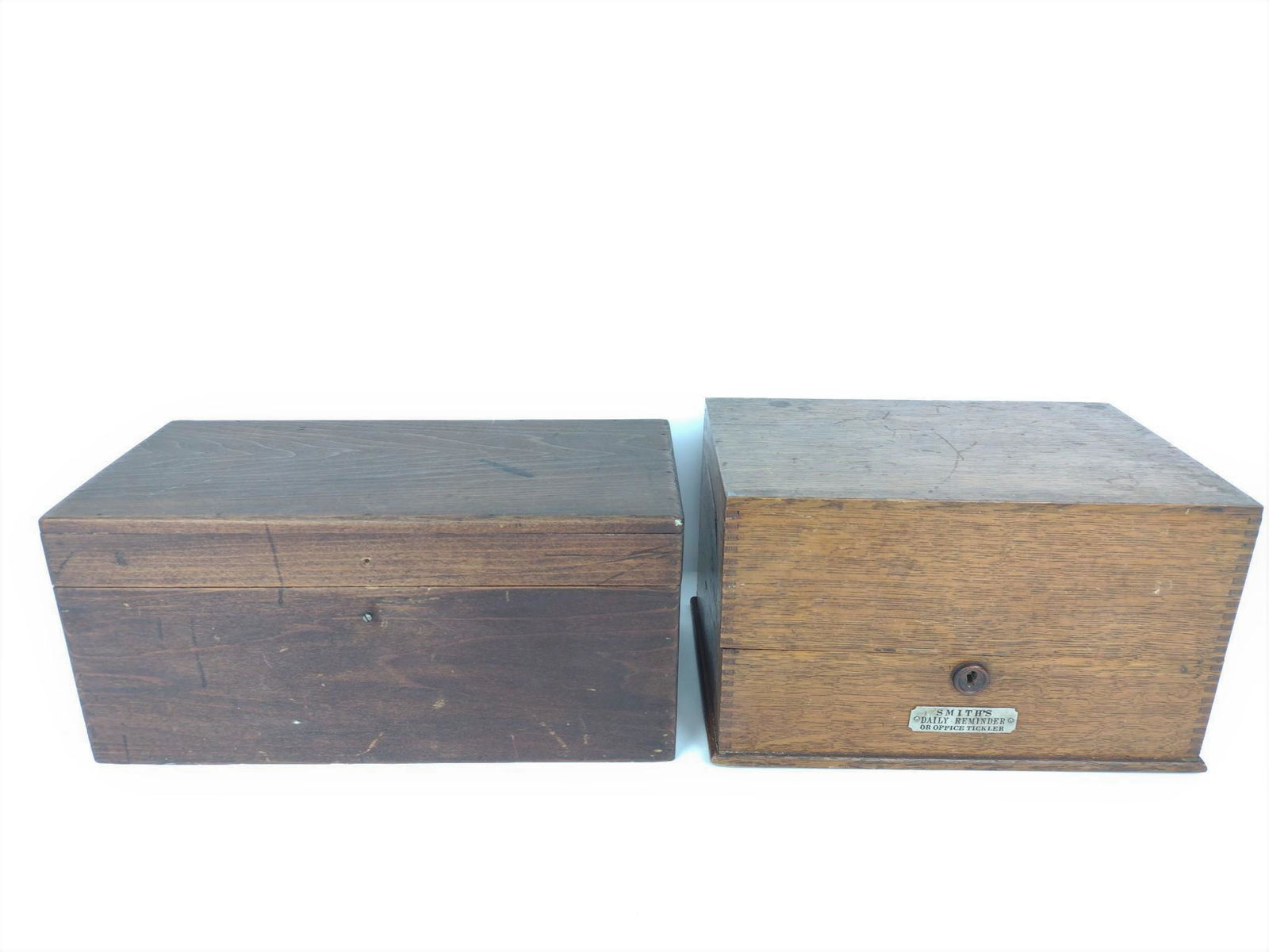 2 Wooden Boxes Incl Letter Box (1 of 5)