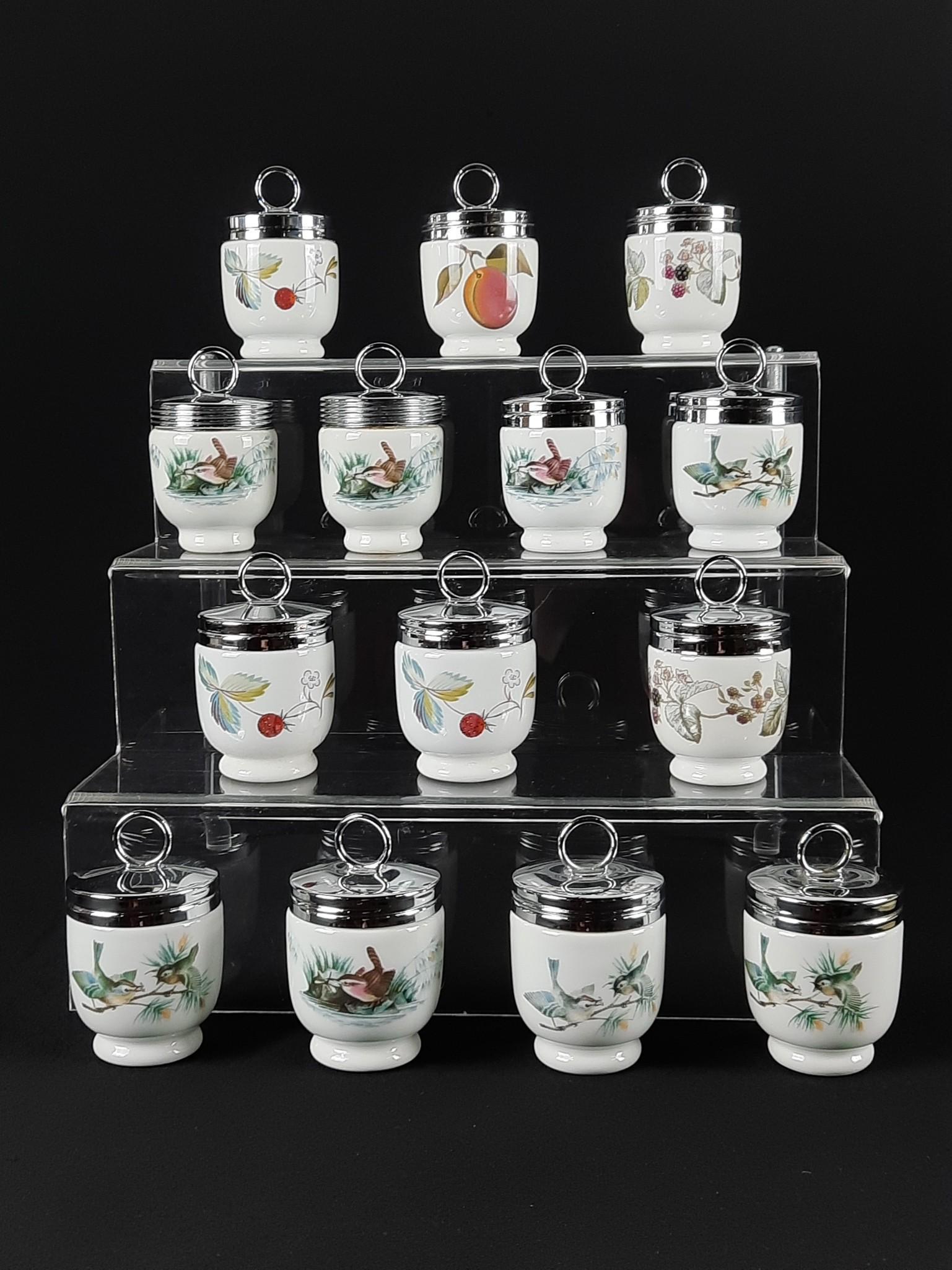 14 Royal Worcester Egg Coddlers (1 of 3)