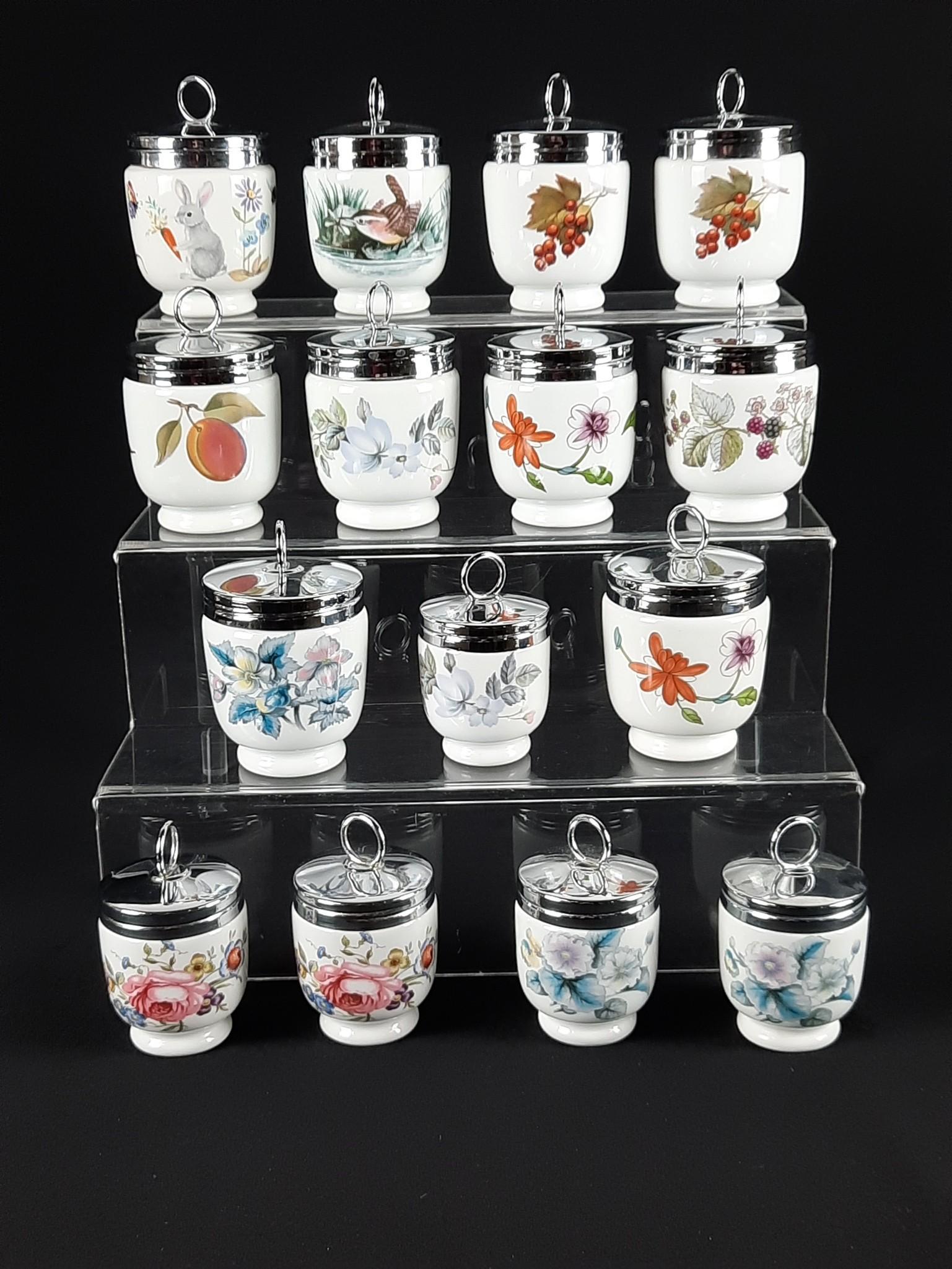 15 Royal Worcester Egg Coddlers (1 of 3)