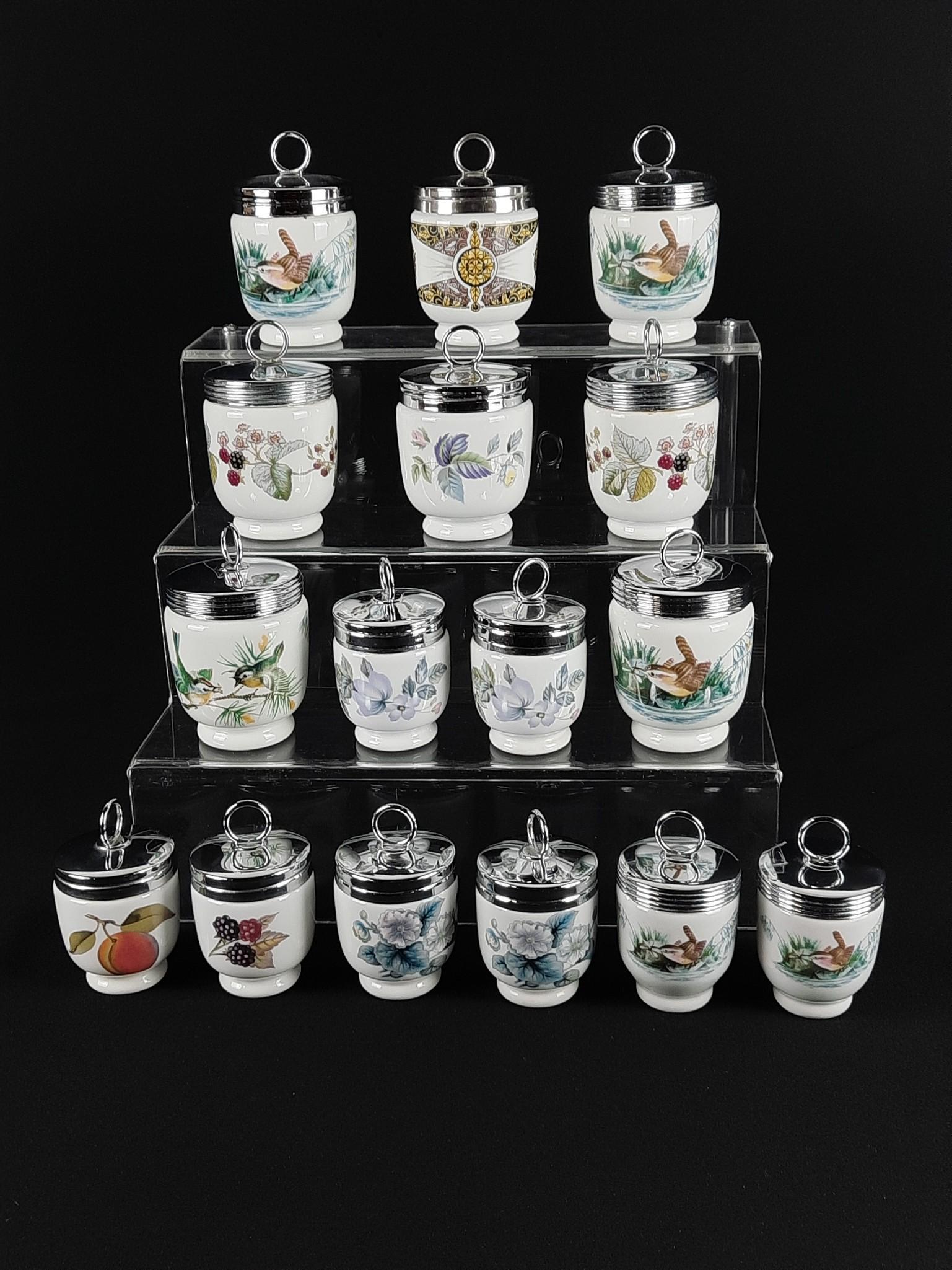 16 Royal Worcester Egg Coddlers (1 of 3)