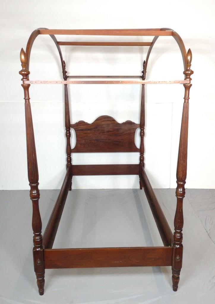 Mahogany Canopy Bed (1 of 6)