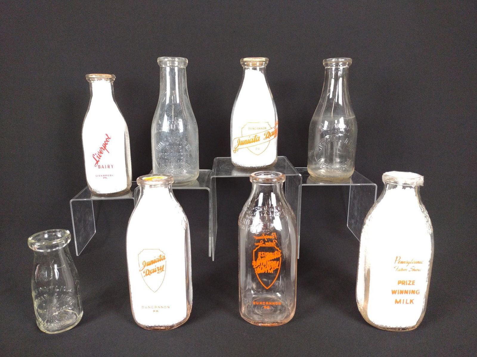 8 Perry County Pennsylvania Milk Bottles (1 of 4)