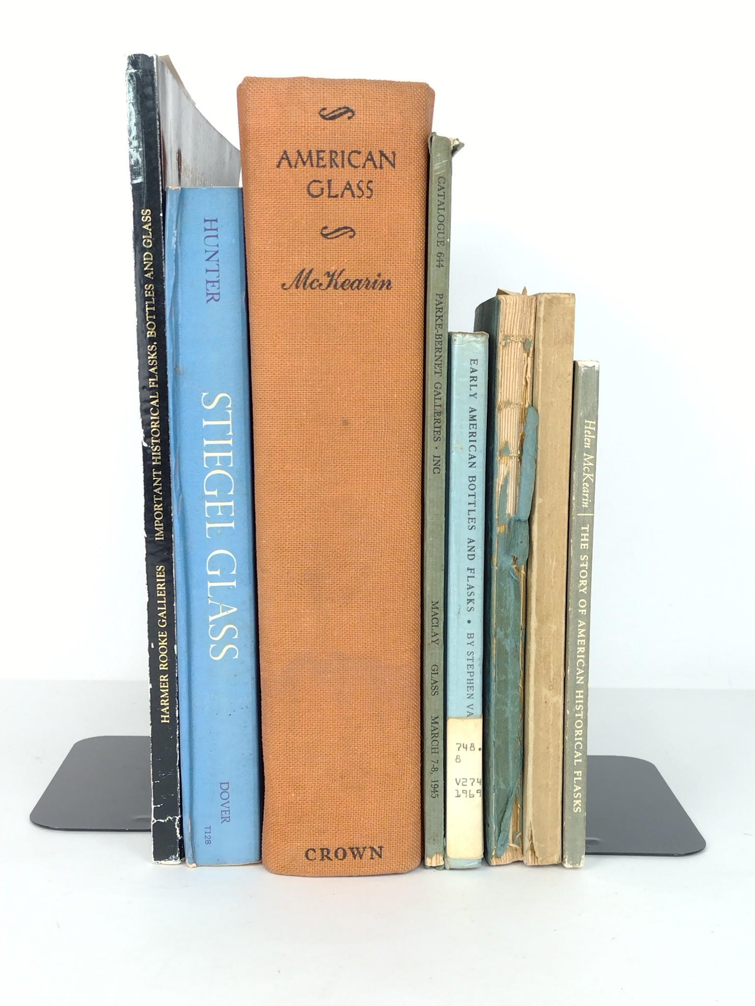 8 Glass Reference Books Incl Flasks (1 of 9)